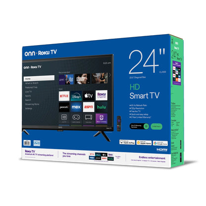 24” Class 720P HD Roku Smart Television, 100012590